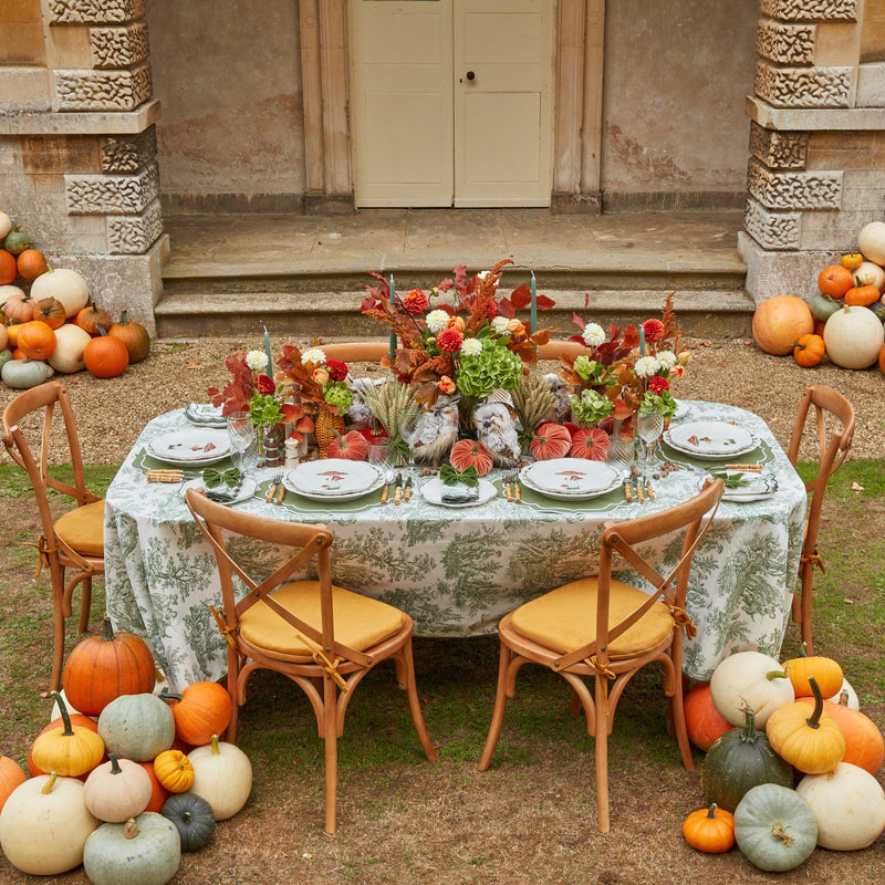 Set of assorted velvet pumpkins, resembling a close-knit family.