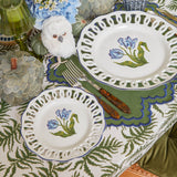 Enrich your dining decor with the White Lace Botanical Dinner & Starter Plates Set of 8, perfect for infusing your table with the classic beauty of lace patterns and the delicate charm of botanical motifs.