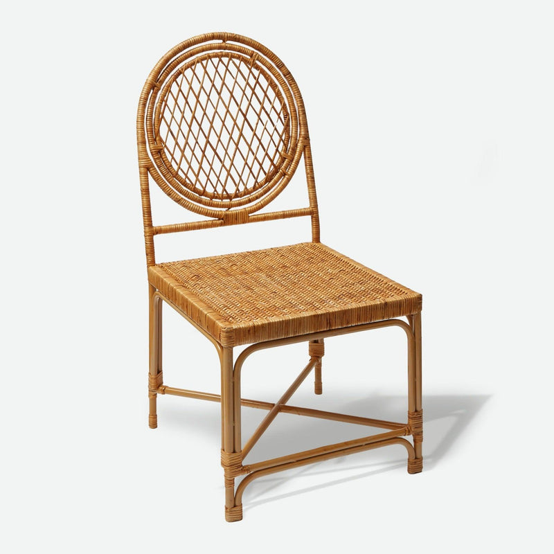 Elevate your seating with the Vivienne Rattan Chair - a stunning and versatile piece that adds a touch of elegance to your living space.