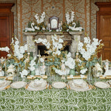 White & Gold Laurel Napkins (Set of 4) - Mrs. Alice