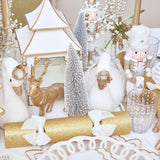 White & Gold Pagoda Lantern - Mrs. Alice