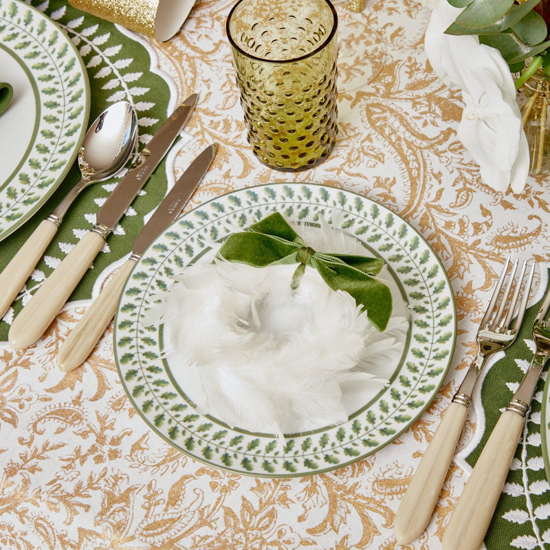 White Feather Wreath (Set of 4) - Mrs. Alice
