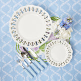 Create a coordinated dining setting with the White Lace Dinner & Starter Plates (Set of 8), perfect for creating a chic and inviting atmosphere at your table.