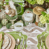 White Ribbon Water & Wine Glassware Set - Mrs. Alice