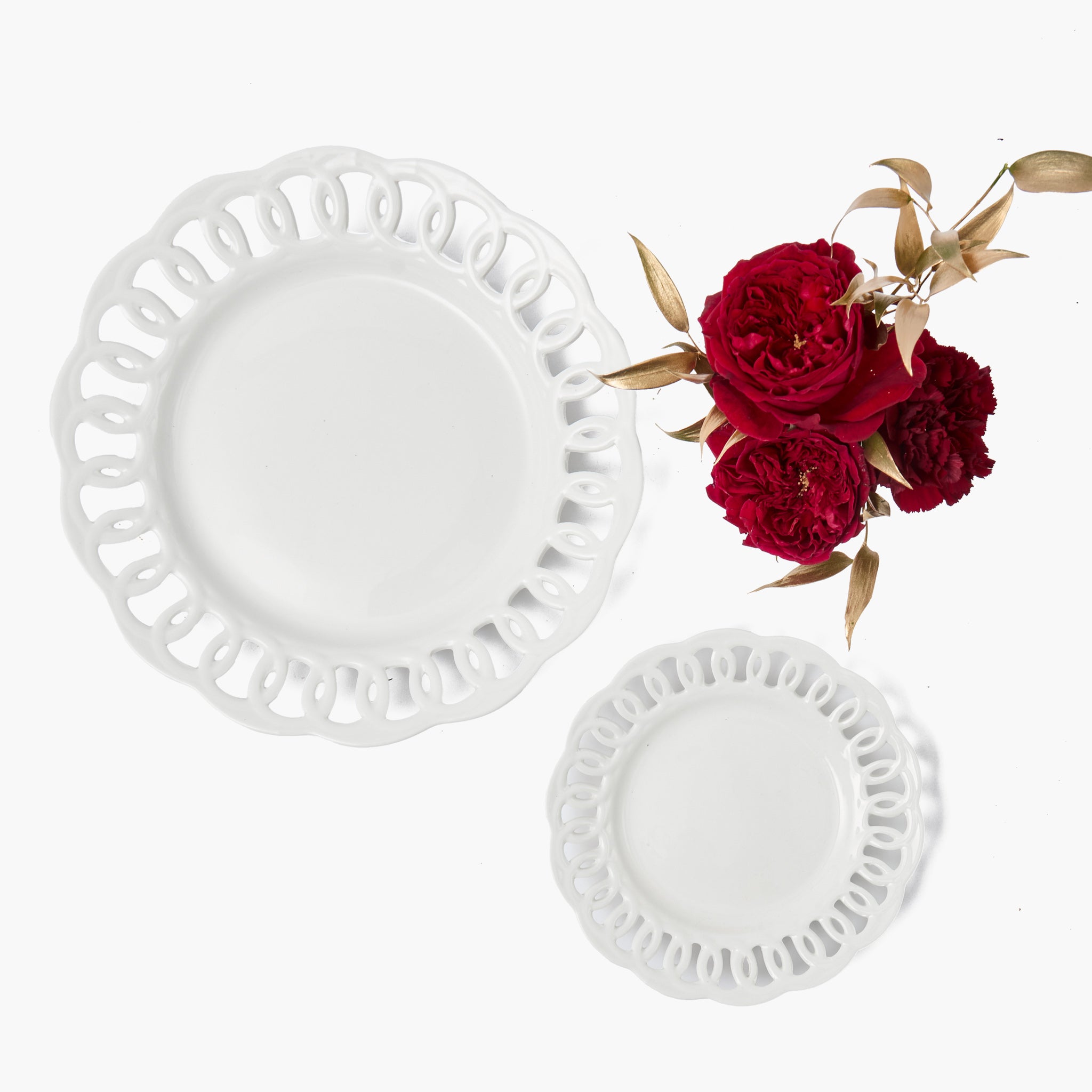 White Lace Starter Plate