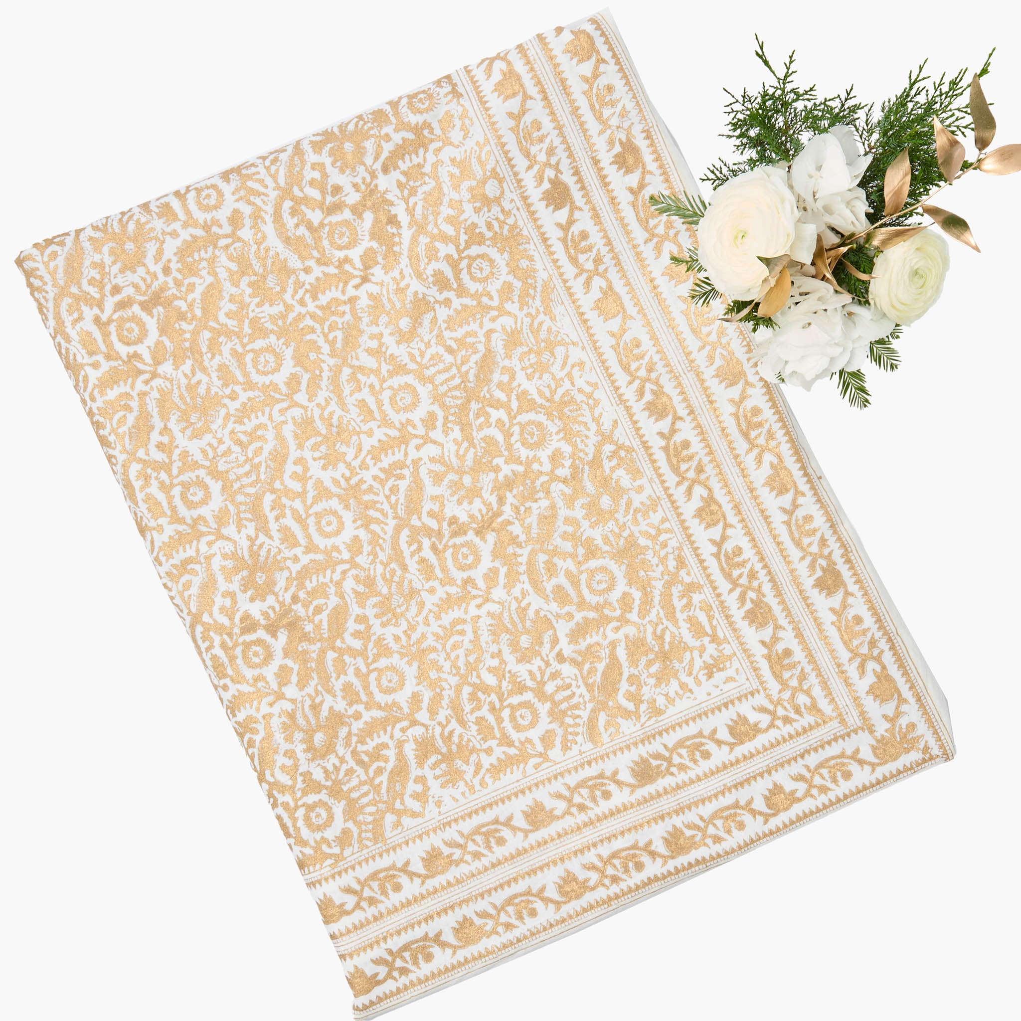 Gold Pheasant Tablecloth