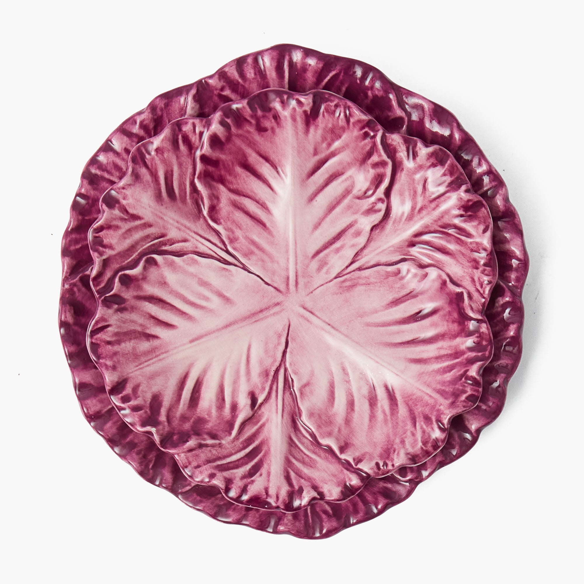 Serena Aubergine Cabbage Dinner Plate