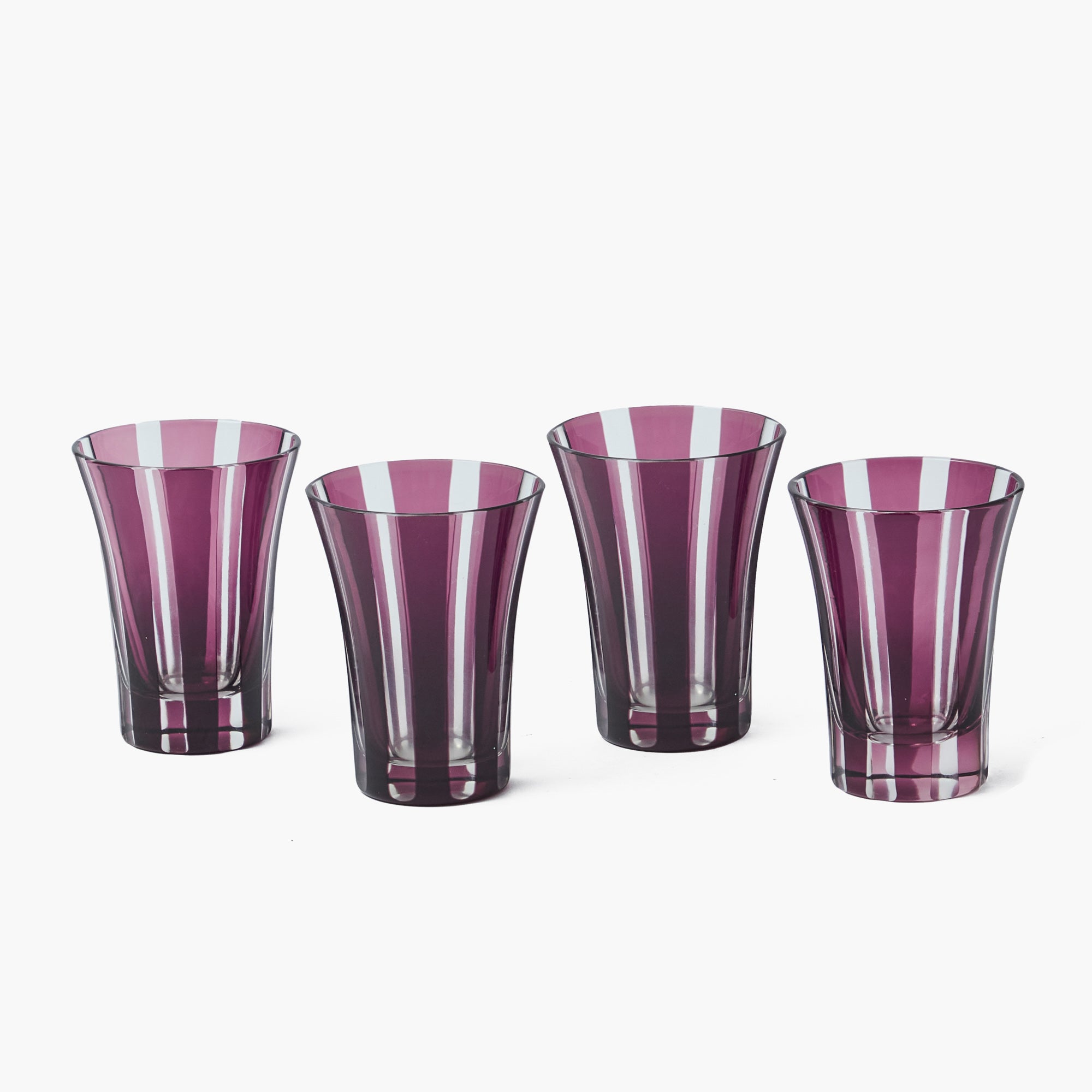 Purple Positano Glasses (Set of 4)