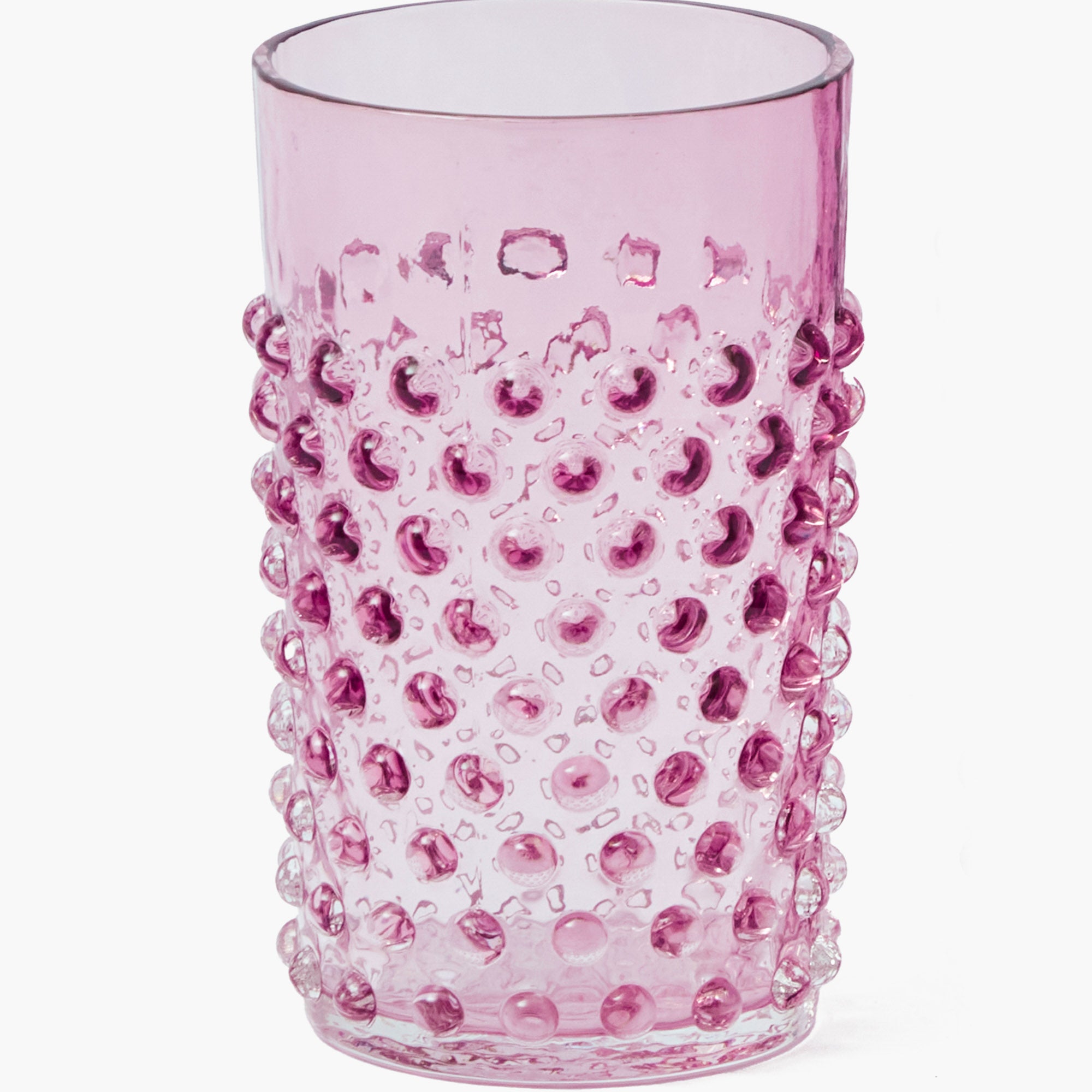 Purple Hobnail Glasses (Set of 6)