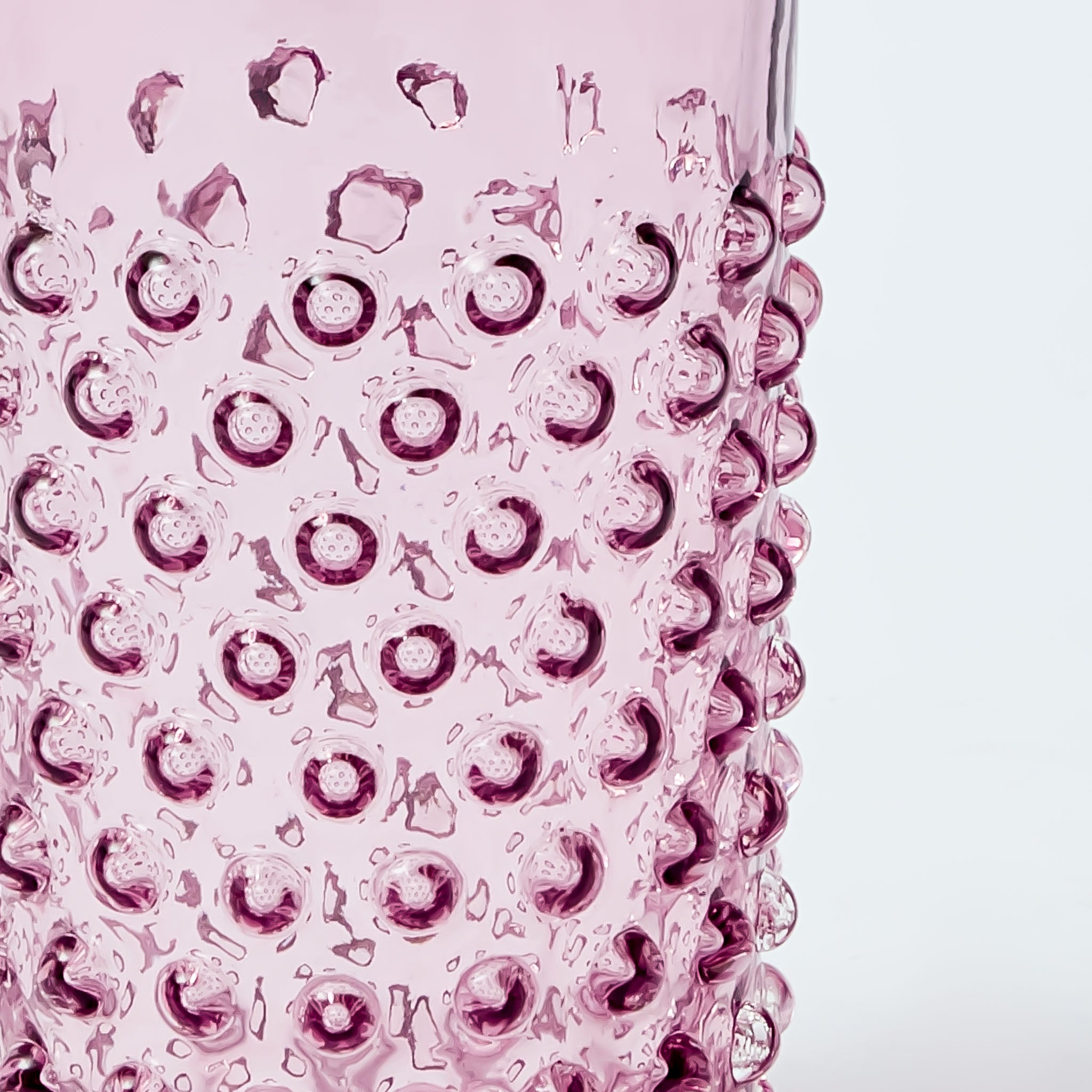 Purple Hobnail Glasses (Set of 6)