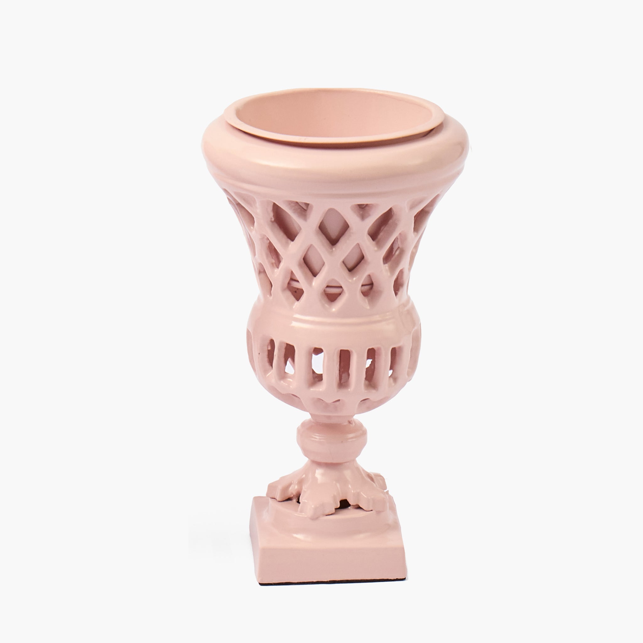 Mini Adelaide Pink Lattice Urn Vase