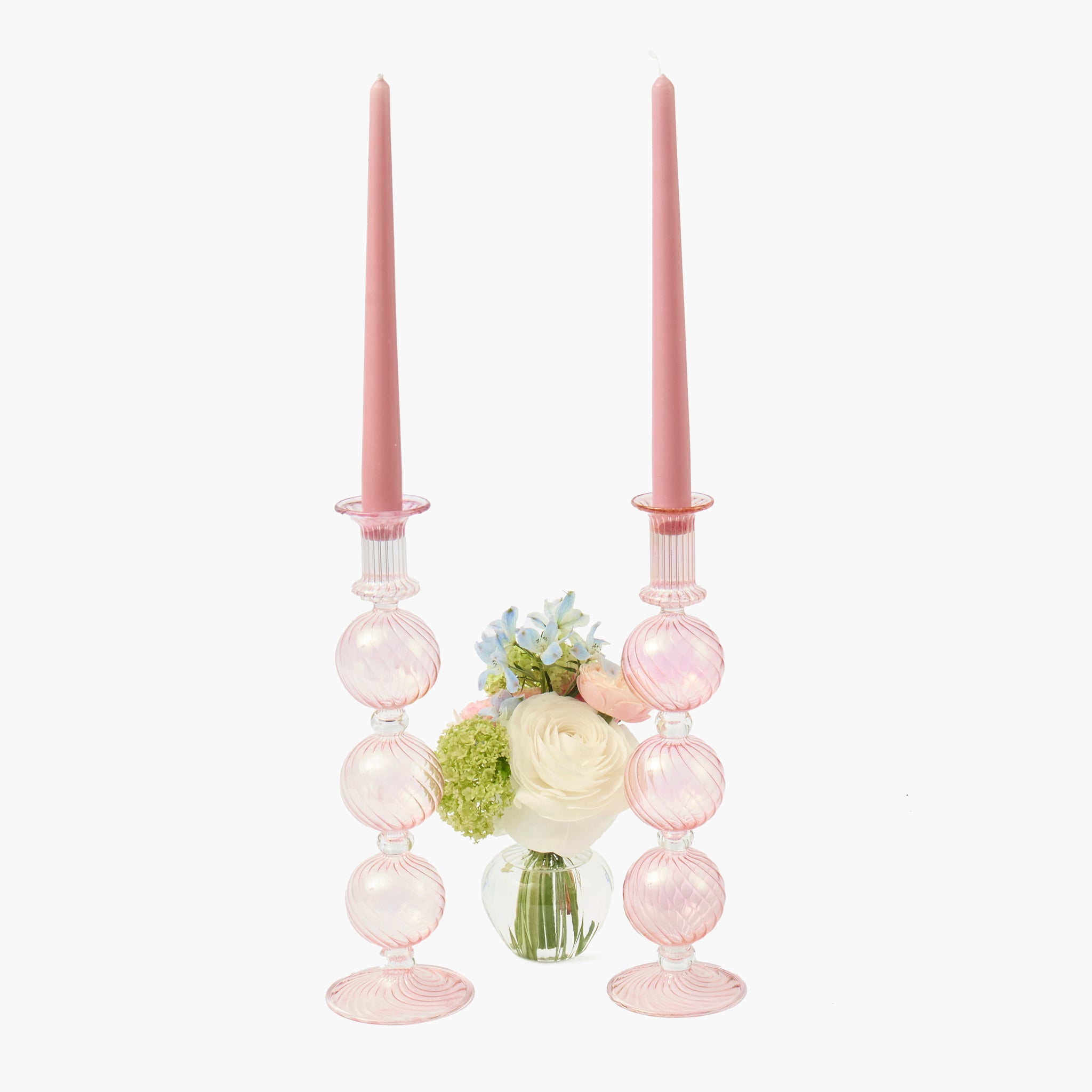 Pink Candles (Set of 8)
