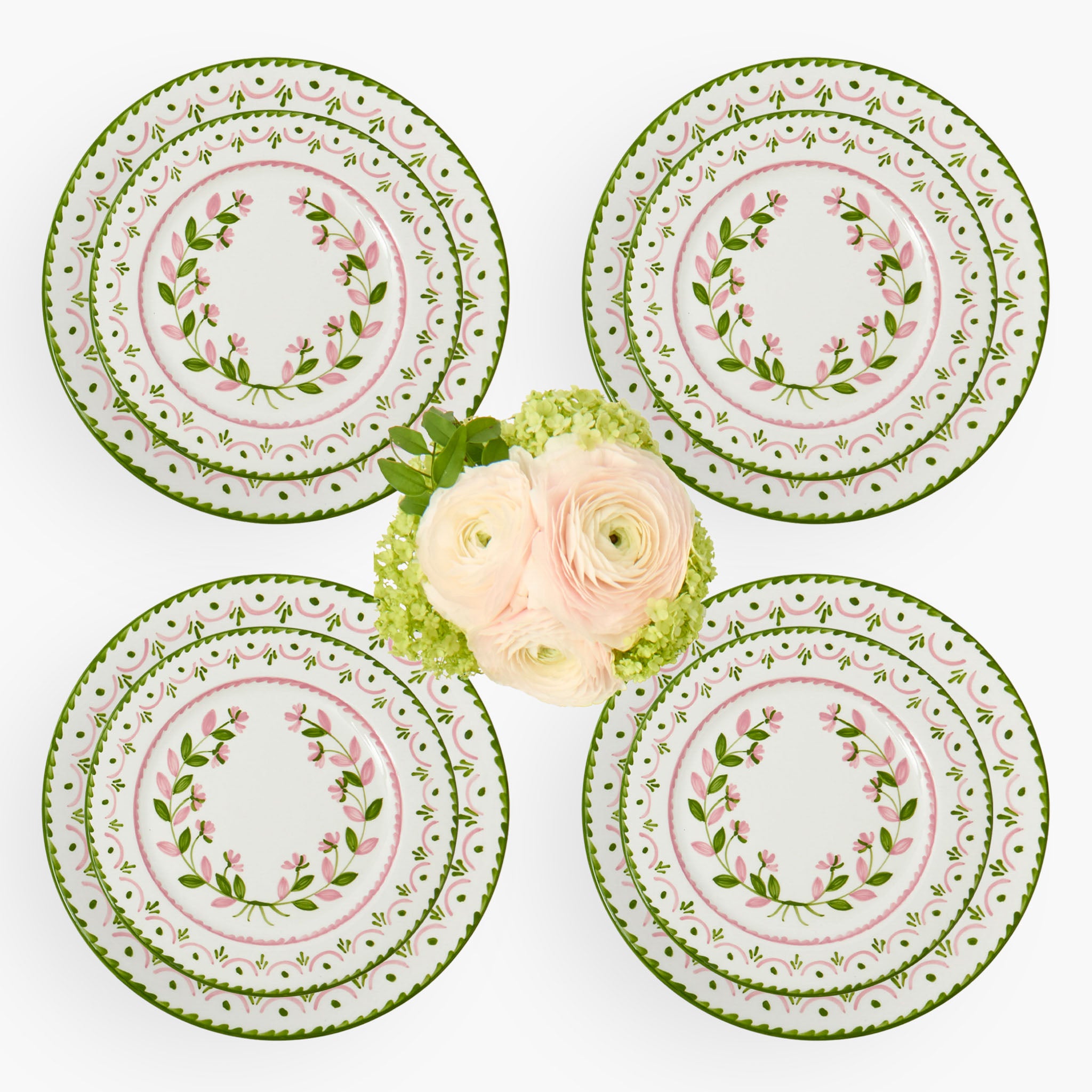 Josephine Garland Dinner & Starter Plates (Set of 8)