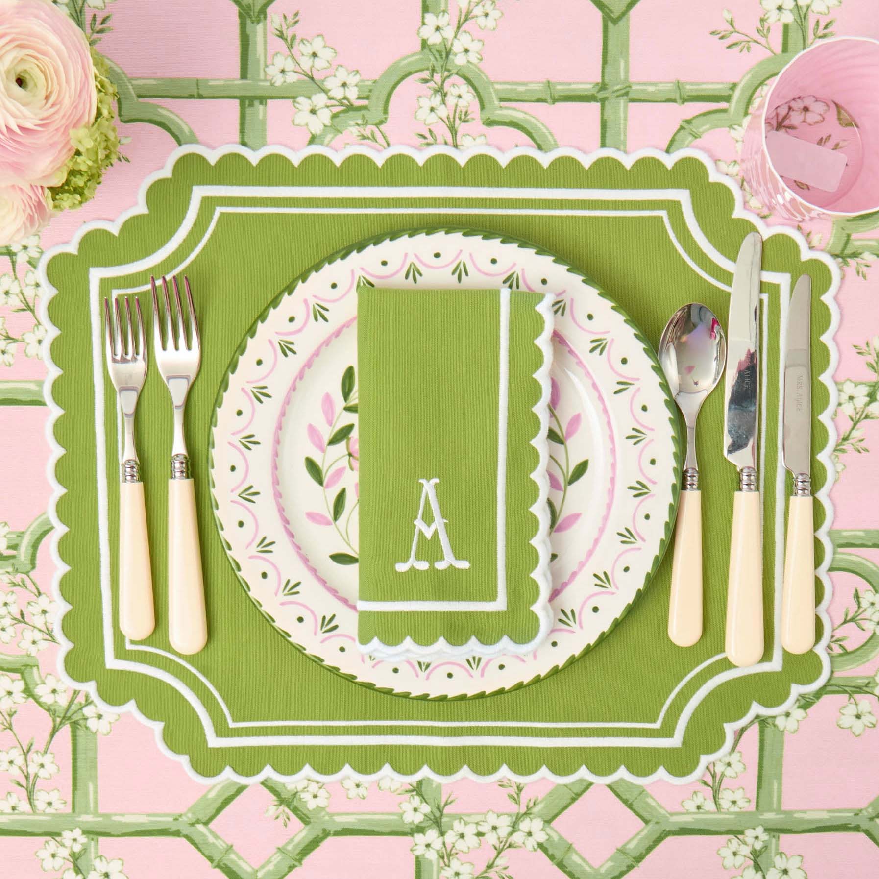 Louisa Green Napkins (Set of 4)
