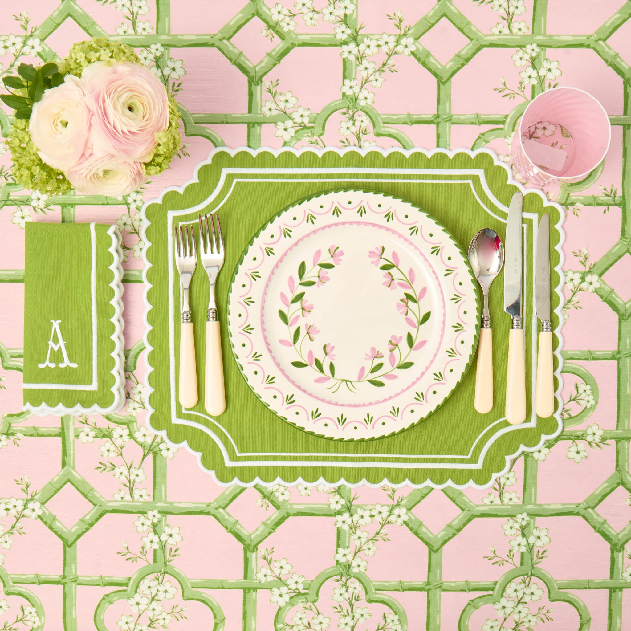 Josephine Garland Dinner & Starter Plates (Set of 8)