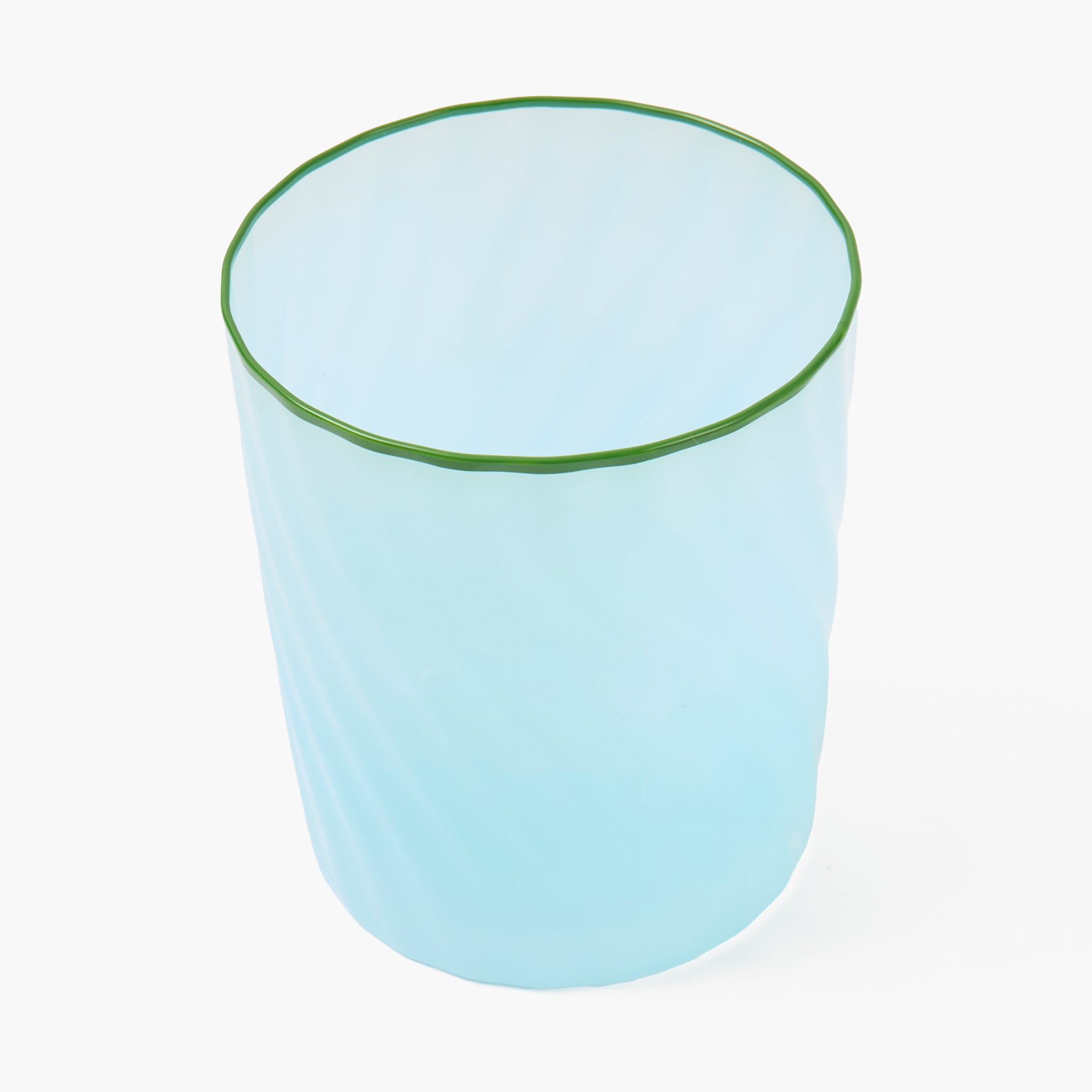 Blue Swirl Water Glasses (Set of 4)