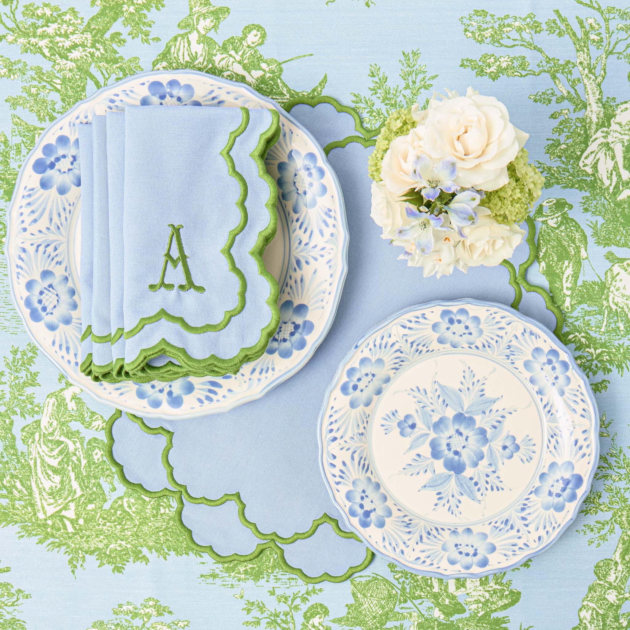 Blue Pandora Starter Plates (Set of 4)
