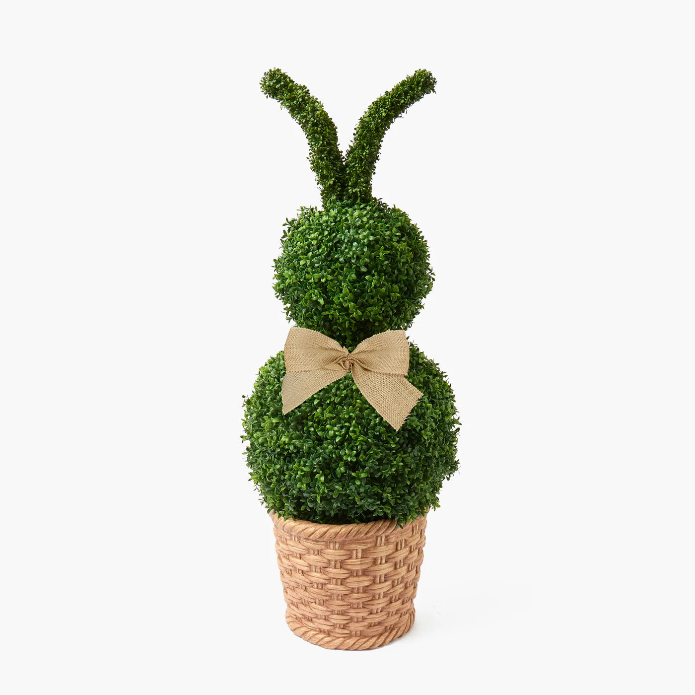 Extra Large Faux Boxwood Rabbit