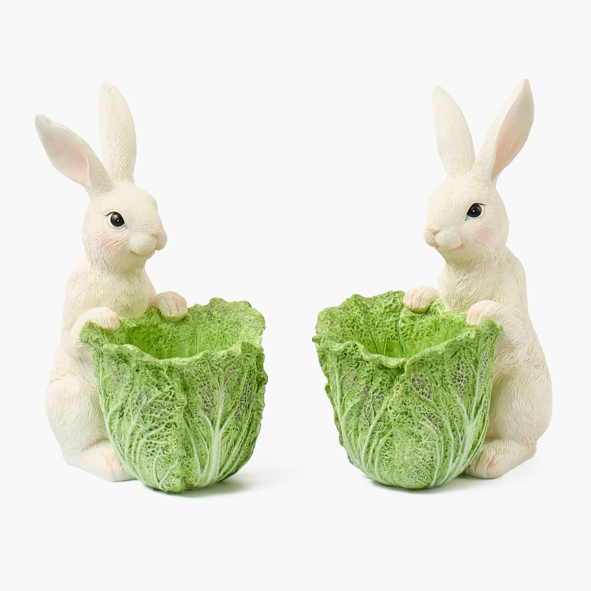 Cabbage Bunny Bowls (Pair)