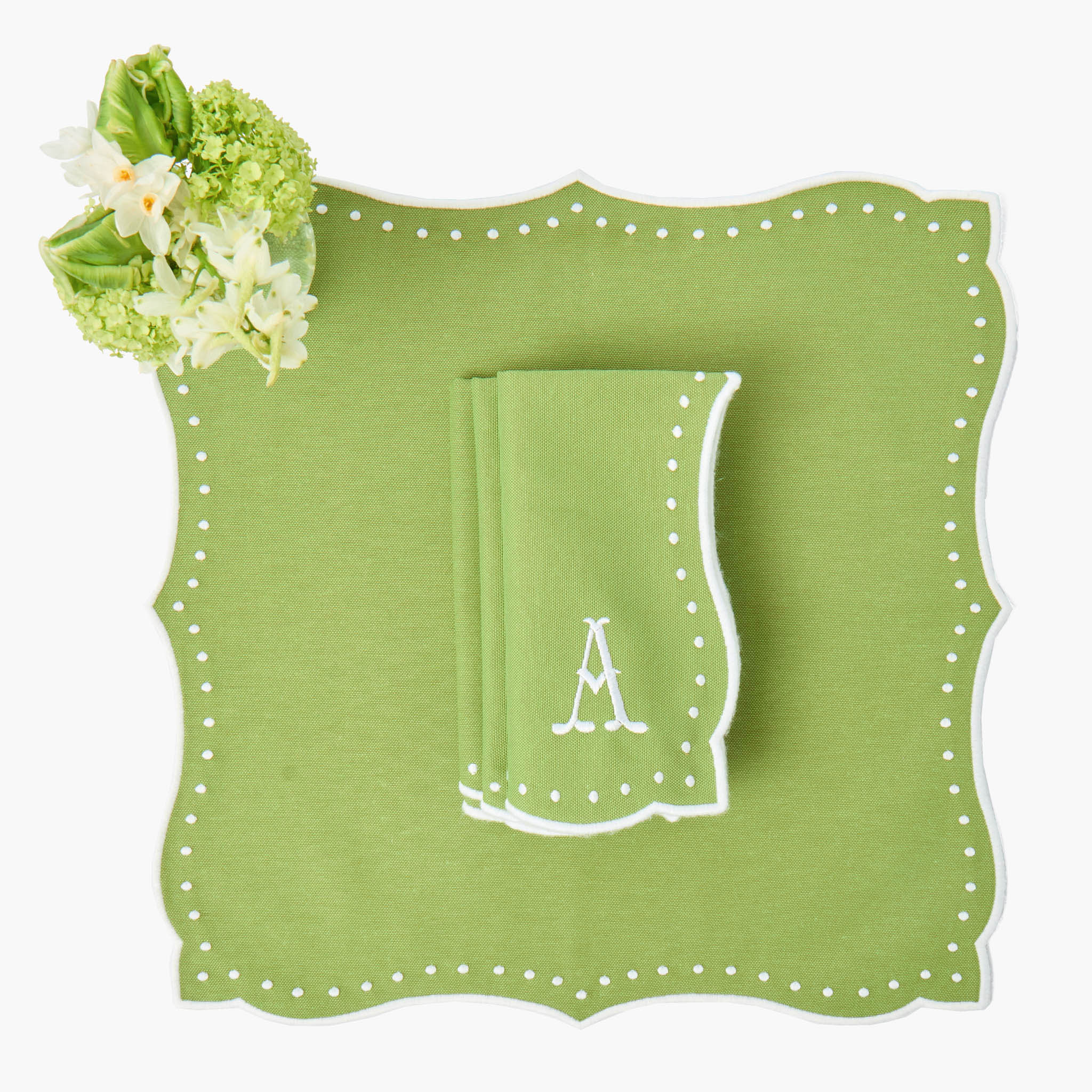 Celestria Green Napkins (Set of 4)
