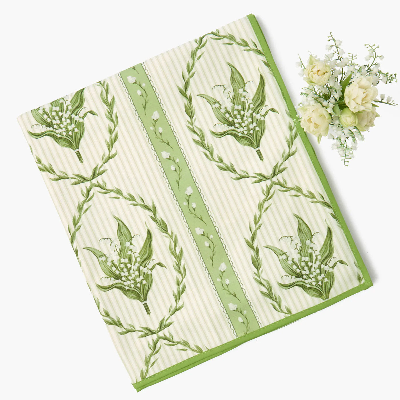 Lily of the Valley Garland Tablecloth - Medium