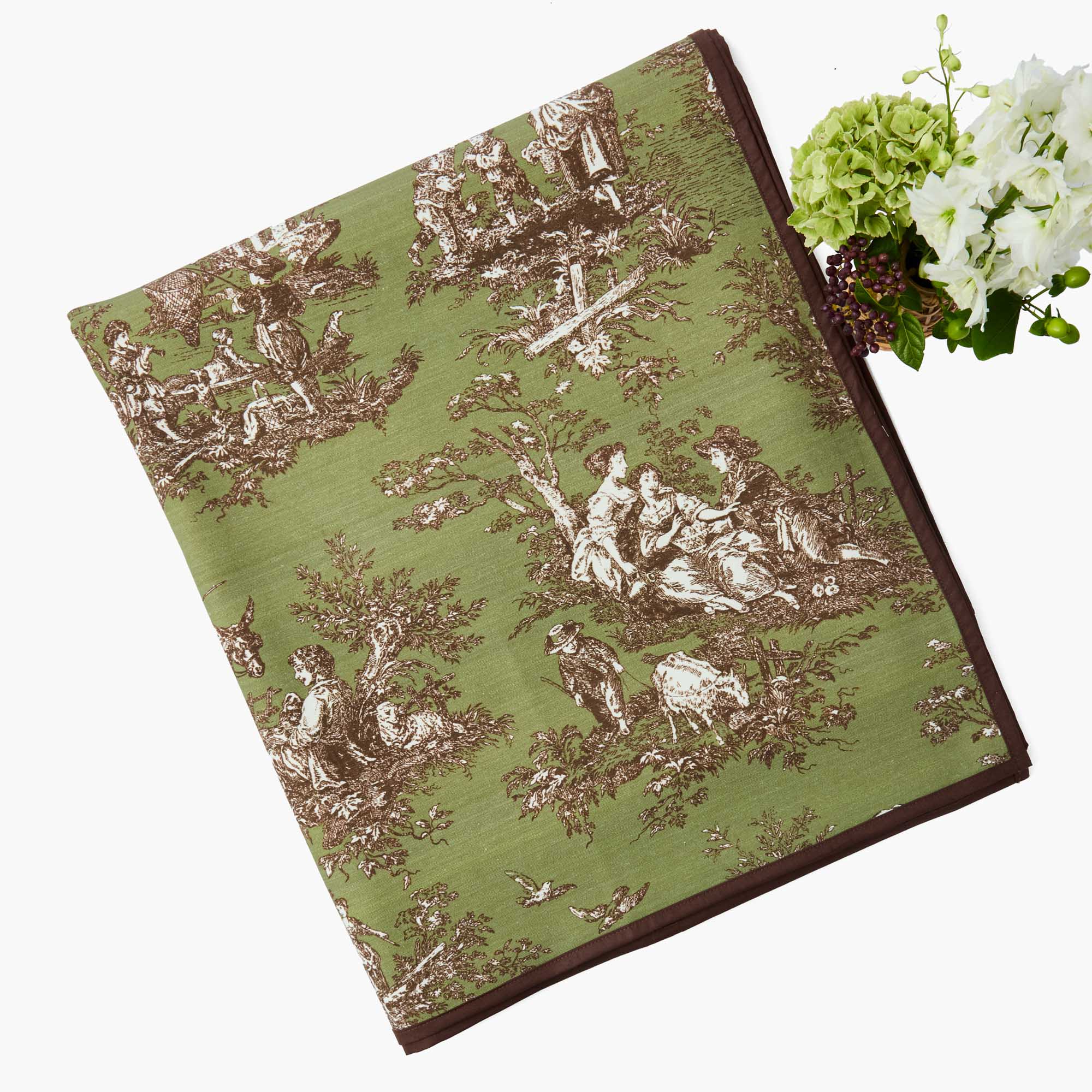 Olive Ottilie Toile Tablecloth