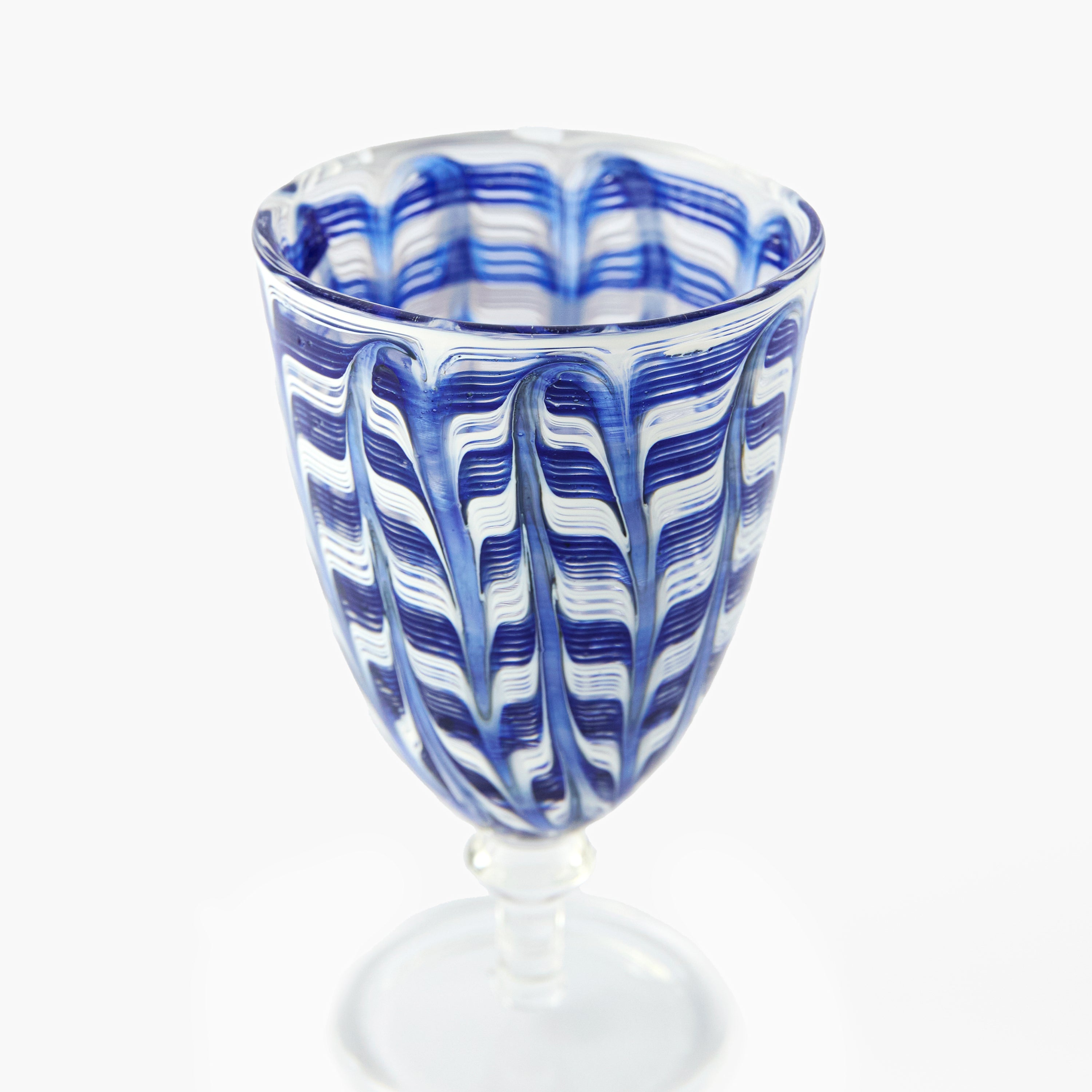 Blue Paloma Wine Glasses (Set of 4)