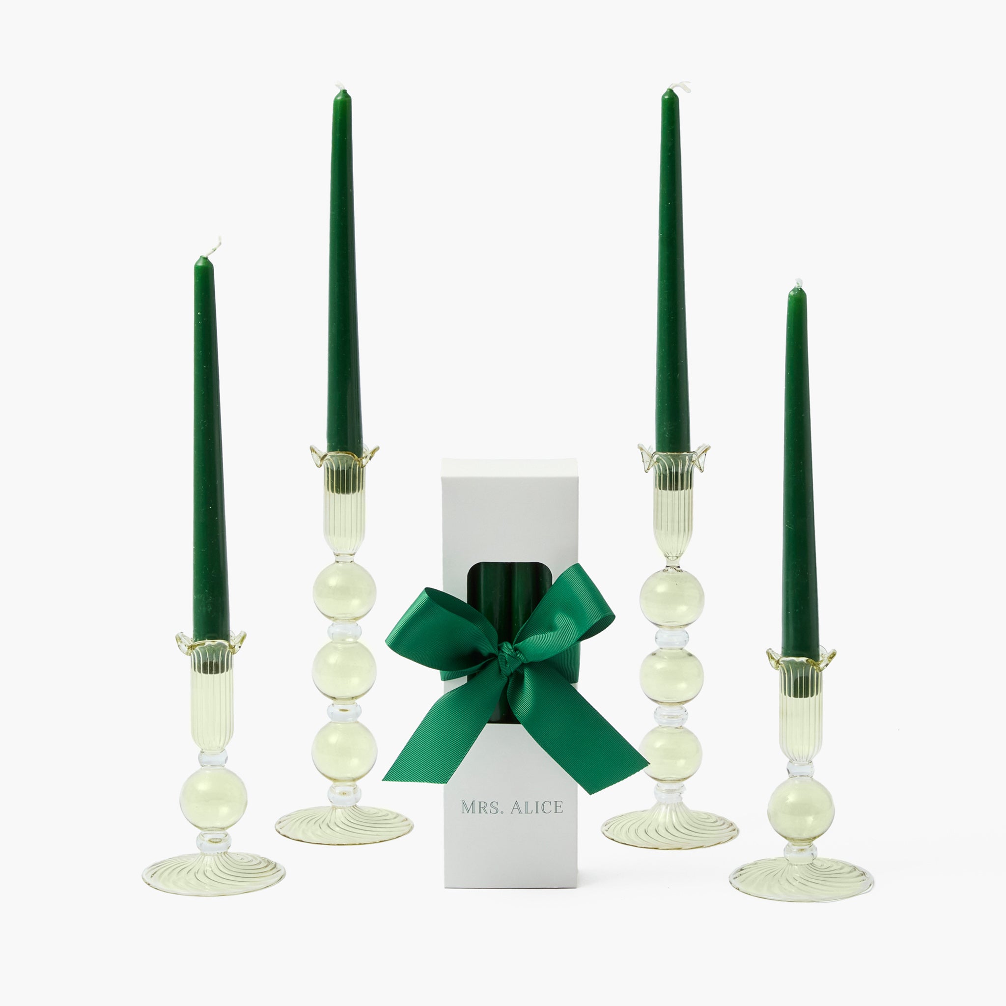 Eden Green Candle Set (Forest Green)