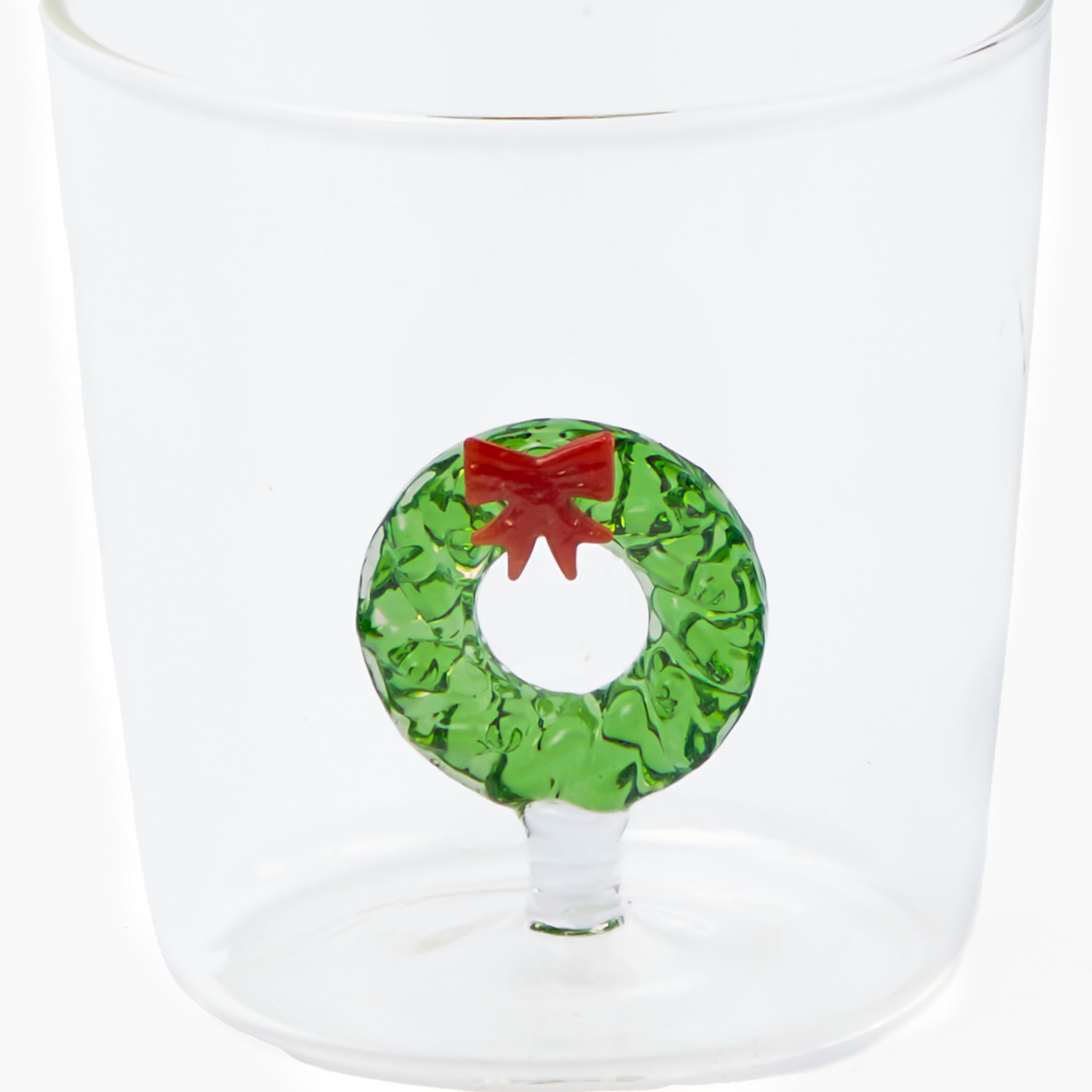 Christmas Wreath Glasses (Set of 4)