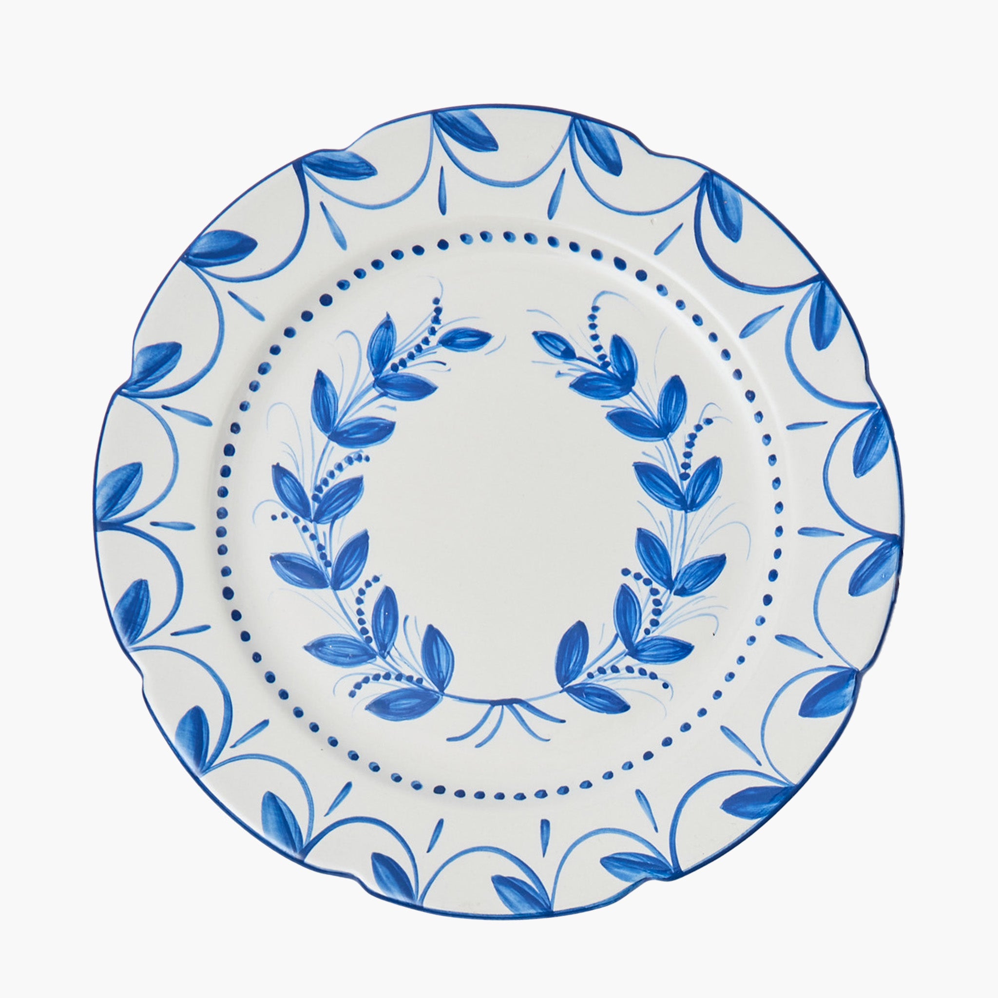 Elizabeth Blue Garland Dinner Plate