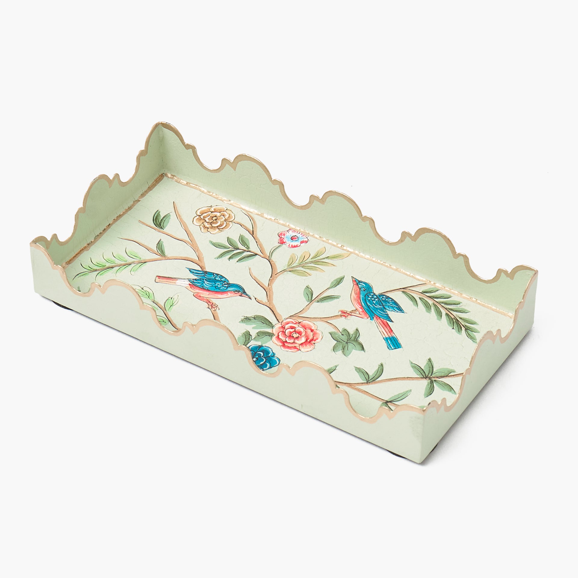 Chinoiserie Tole Trinket Tray