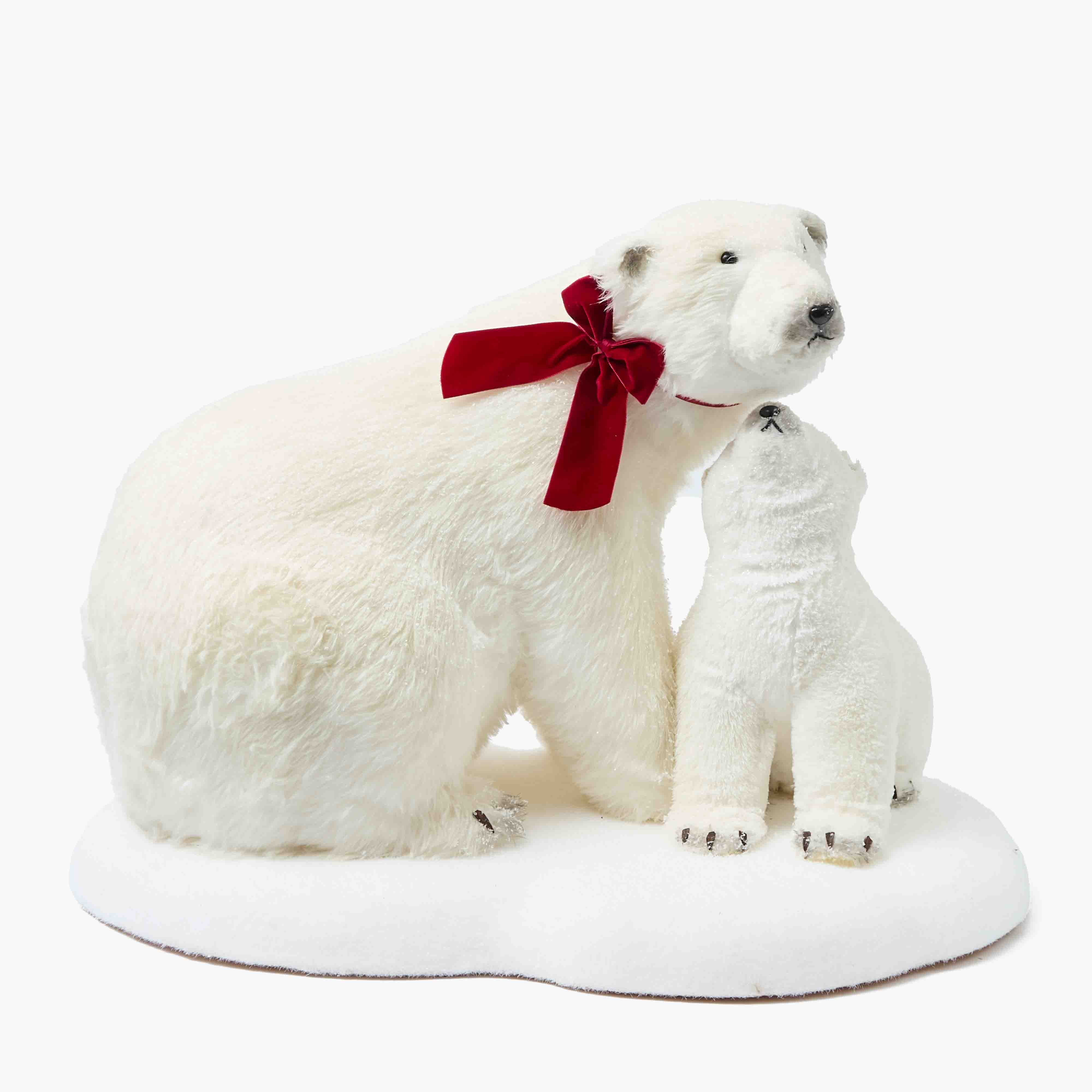 Extra Large Mother & Cub Polar Bear