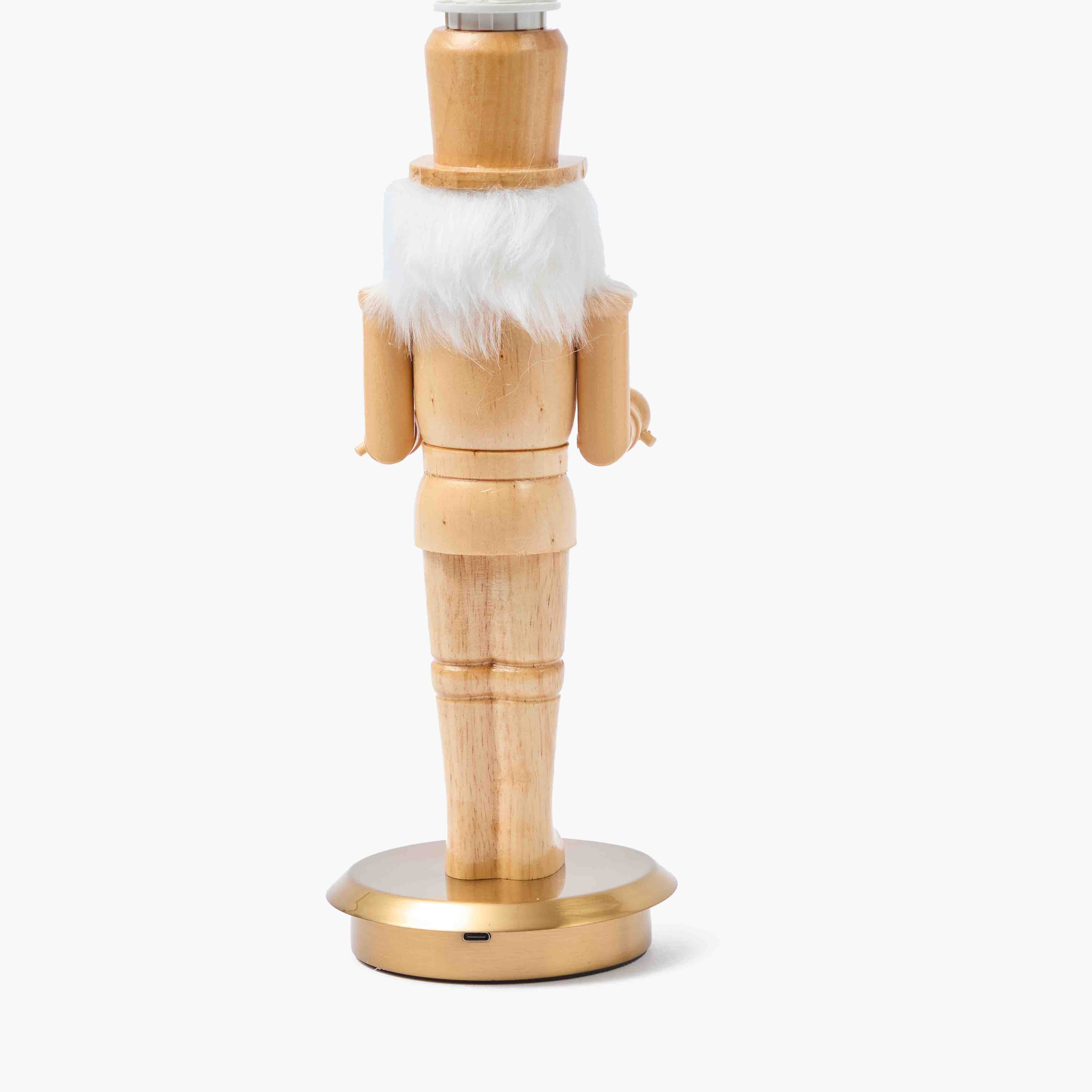 Pair of Nutcracker Rechargeable Lamps