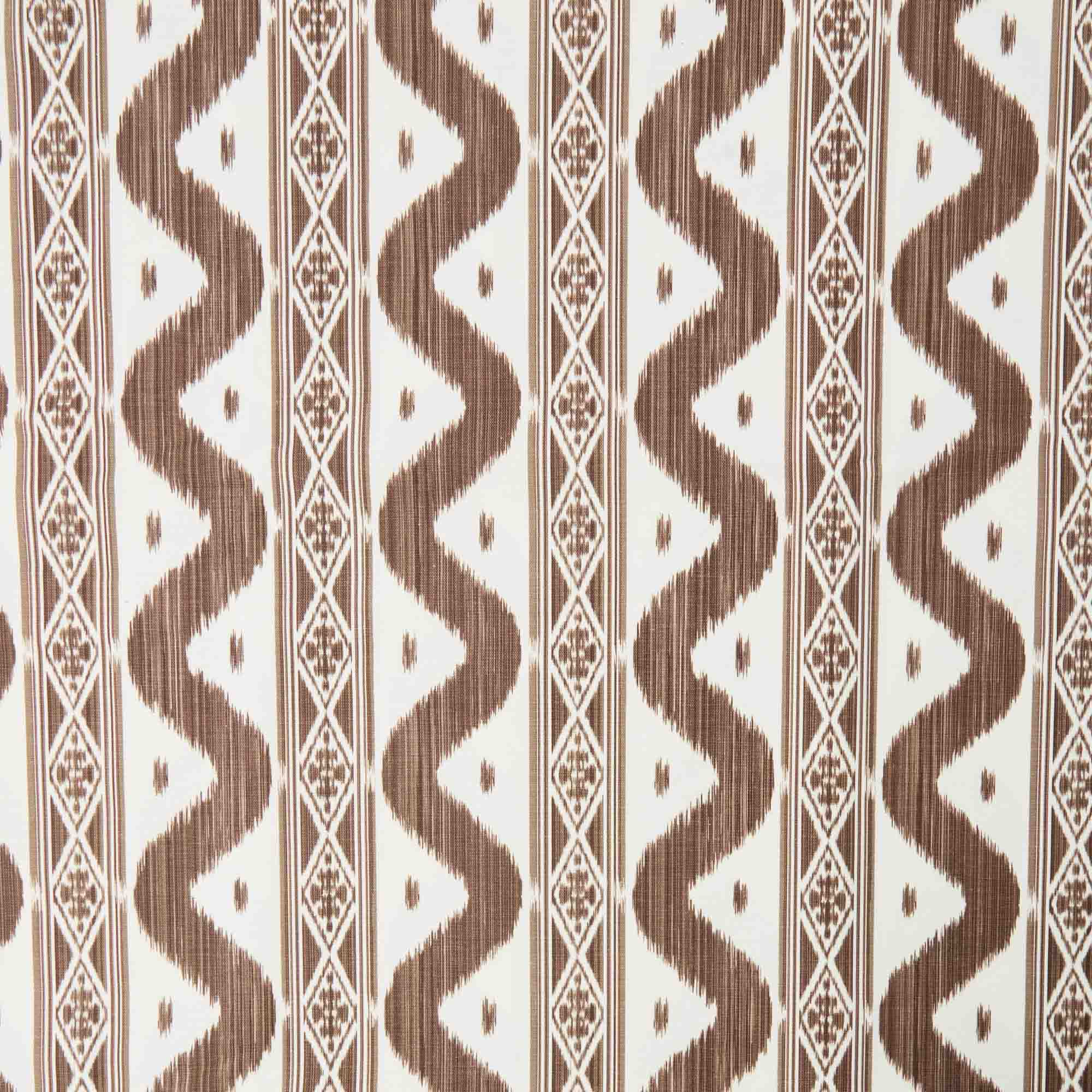 Chocolate Brown Ikat Tablecloth