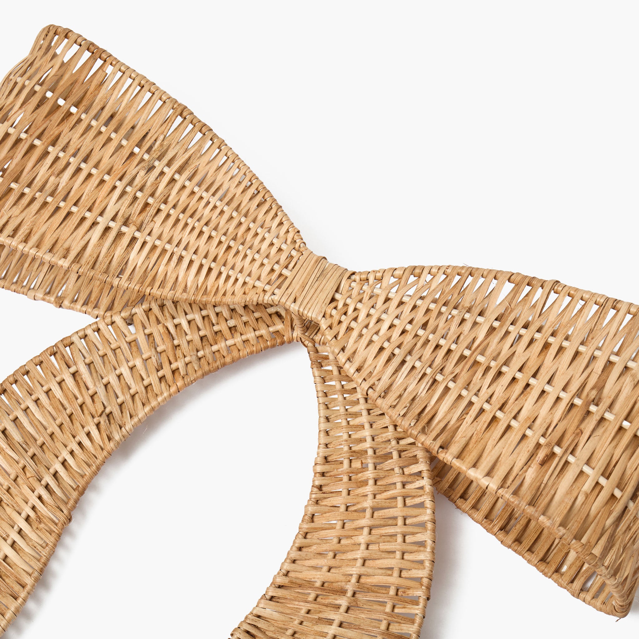 Rattan Bow Wall Decoration