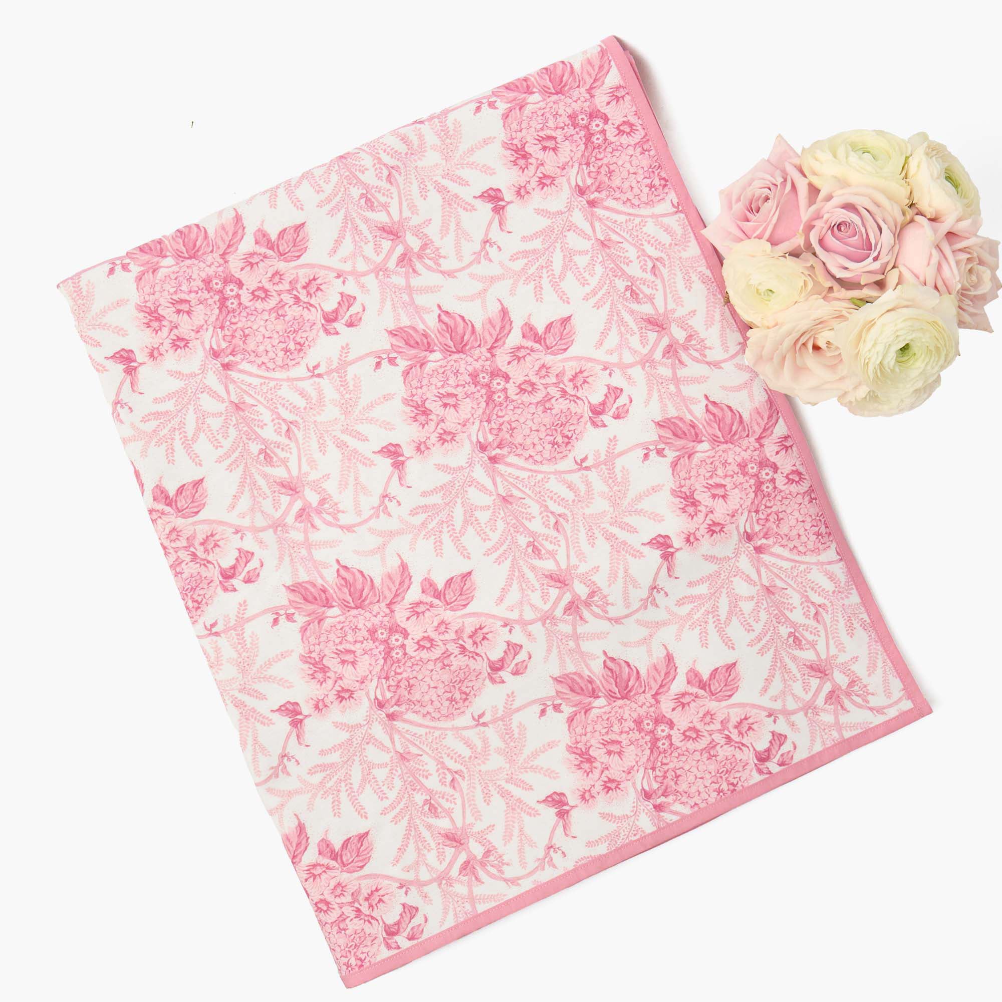 Petal Pink Lady Isabella's Garden Tablecloth
