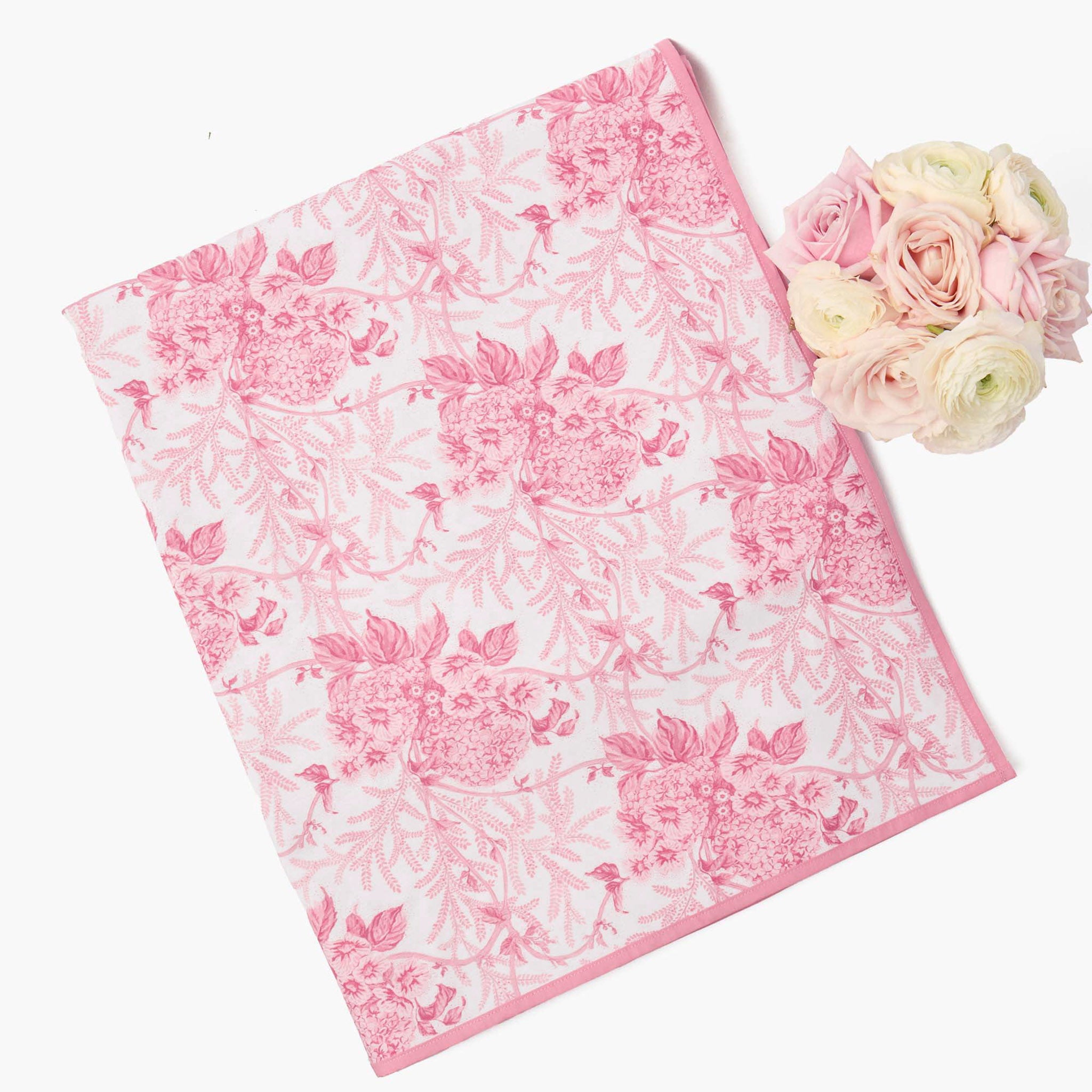 Petal Pink Lady Isabella's Garden Tablecloth