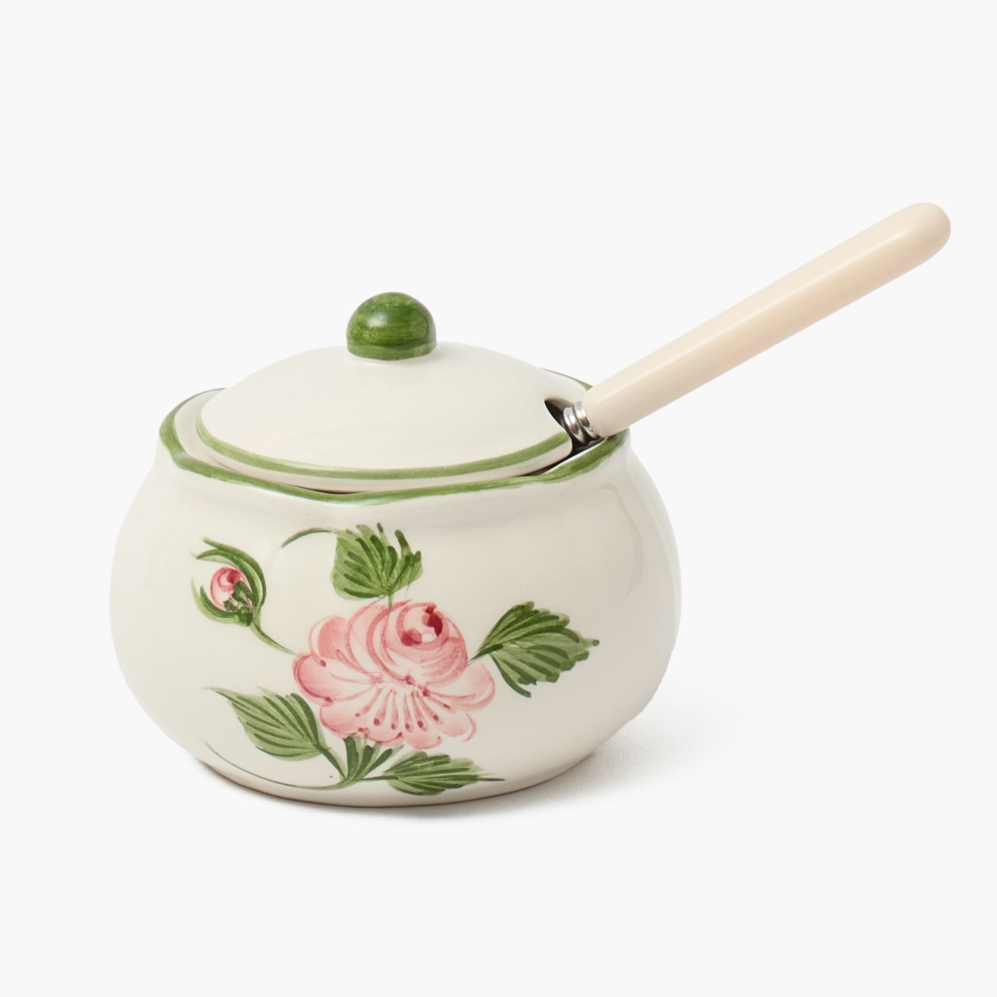 Rose Bud Sugar Pot
