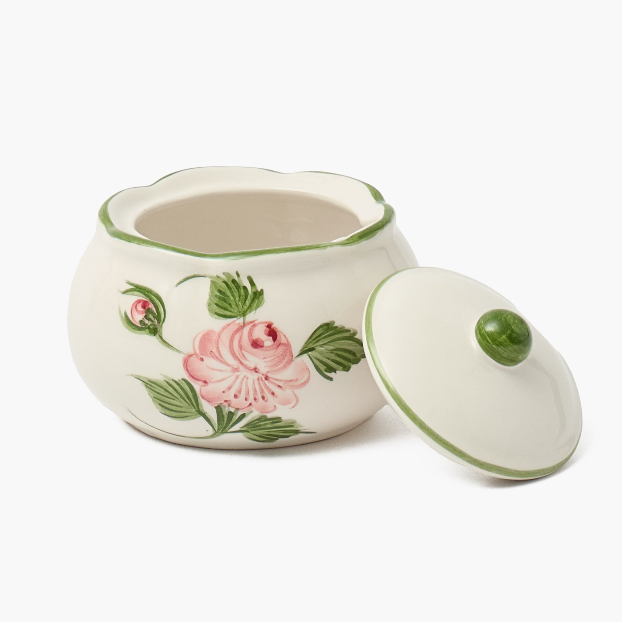 Rose Bud Sugar Pot