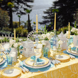 Yellow Capri Lettuce Dinner Plates (Set of 4) - Mrs. Alice