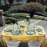 Yellow Capri Lettuce Dinner Plates (Set of 4) - Mrs. Alice