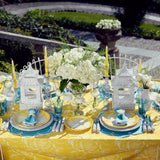 Yellow Capri Lettuce Dinner Plates (Set of 4) - Mrs. Alice