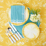Yellow Capri Lettuce Starter Plates (Set of 4) - Mrs. Alice