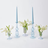 Small Blue Fluted Vase (Pair) - Mrs. Alice