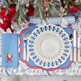 Eloise Blue & Red Placemats & Father Christmas Napkins (Set of 4) - Mrs. Alice