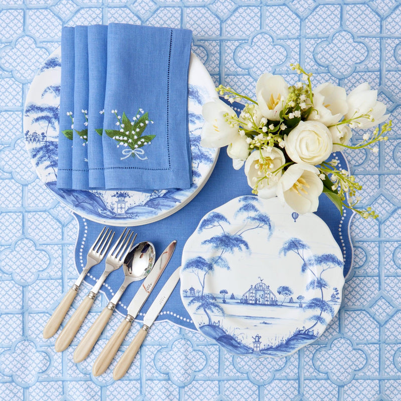 Lily Of The Valley Placemat & Napkins (Set of 4) - Mrs. Alice