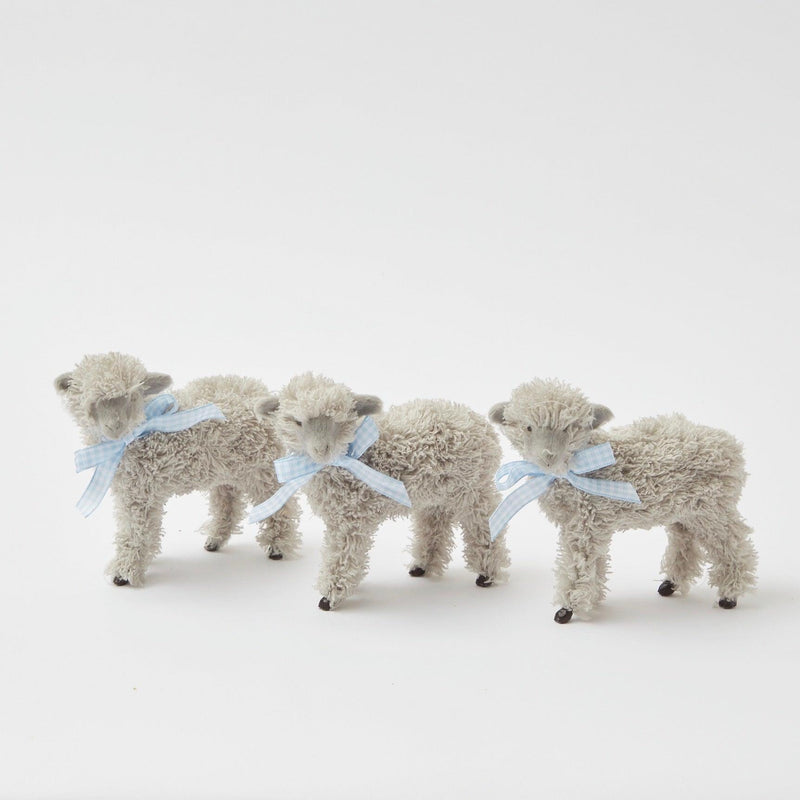 Small Grey Lambs (Set of 3) - Mrs. Alice