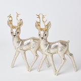 Elevate your holiday decor with our Pair of Baroque Reindeer - a touch of festive elegance for your space.