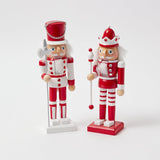 Celebrate the beauty of the season with the Candy Cane Nutcracker Pair, a must-have for adding a touch of Christmas joy to your celebrations and infusing your decor with cheer.