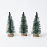 Small Green Christmas trees (Set of 3) - Mrs. Alice